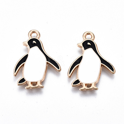 Eco-Friendly Alloy Enamel Pendants X-ENAM-Q437-009-NR-1