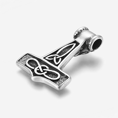 304 Stainless Steel Pendants STAS-F158-53AS-1