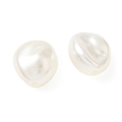 ABS Plastic Beads Imitation Pearl KY-I009-01-1