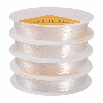 4 Rolls Round Crystal Elastic Stretch Thread EW-TA0001-10A-1