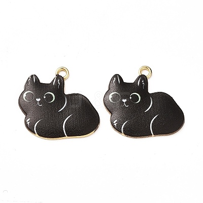 Alloy Enamel Pendants ENAM-M046-11G-C-1