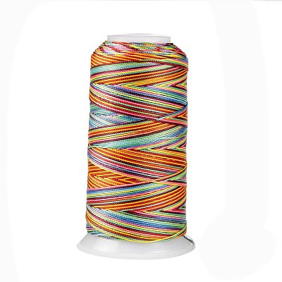 Segment Dyed Round Polyester Sewing Thread OCOR-Z001-A-03-1