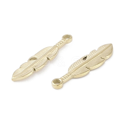 304 Stainless Steel Pendants STAS-L022-399G-1