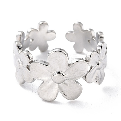 Non-Tarnish 304 Stainless Steel Finger Rings X-RJEW-L102-36P-1