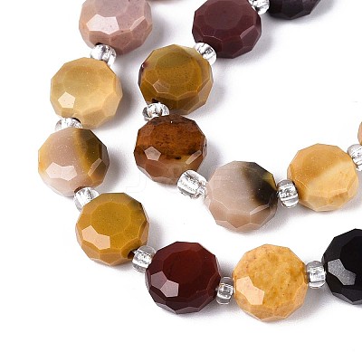 Natural Mookaite Beads Strands G-B153-A19-1