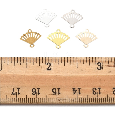 200Pcs 5 Colors Brass Laser Cut Hollow Connector Charms KK-FS0001-71-1