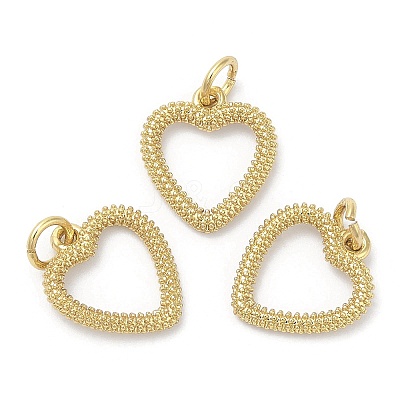 Rack Plating Brass Charms KK-Q775-24G-1