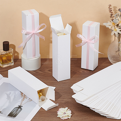 Kraft Paper Packing Boxes for Essential Oil Gift CON-WH0107-59A-03-1