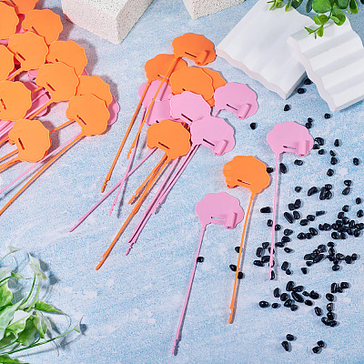 50Pcs Plastic Hang Tag Fasteners FIND-TA0010-37-1