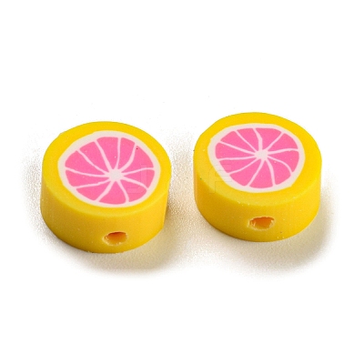 Handmade Polymer Clay Bead CLAY-R069-01L-A03-A-1