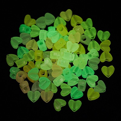 Luminous Transparent Acrylic Beads LACR-Q001-01-1