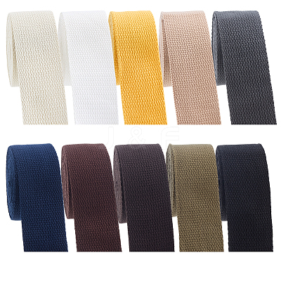 25M 10 Colors Polycotton Ribbon OCOR-PH0002-46-1