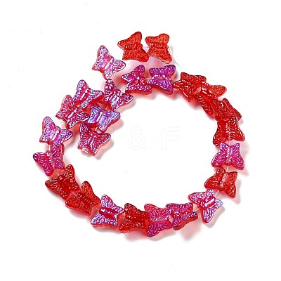 Transparent Glass Beads Strands GLAA-F114-04-1