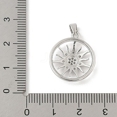 Brass Micro Pave Cubic Zirconia Pendants LS-KK-Z111-01P-1