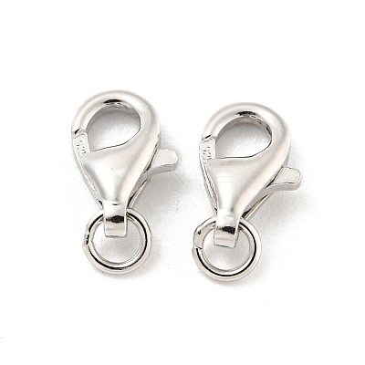 925 Sterling Silver Lobster Claw Clasps STER-C005-09P-1