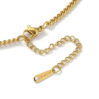 304 Stainless Steel Pendant Necklaces LS-NJEW-C017-02G-1