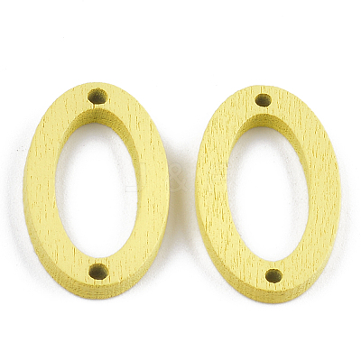 Painted Poplar Wood Links WOOD-S045-069F-1