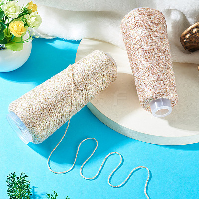 2 Rolls 2 Colors Cotton Cord OCOR-TA0003-47F-1