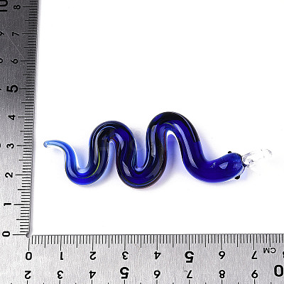 Handmade Lampwork Big Pendants LAMP-N034-17D-1