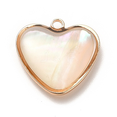 Brass Enamel Pendants KK-K252-10G-04-1
