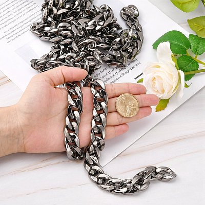 CCB Plastic Twisted Chains Curb Chain CHAC-A001-K16-1