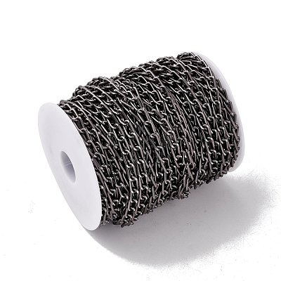 Oval Oxidation Aluminum Curb Chains CHA-G001-11A-EB-1