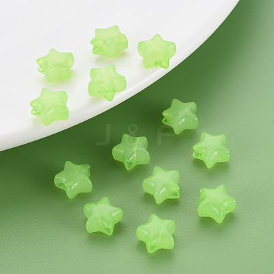 Imitation Jelly Acrylic Beads MACR-S373-45-E06-1