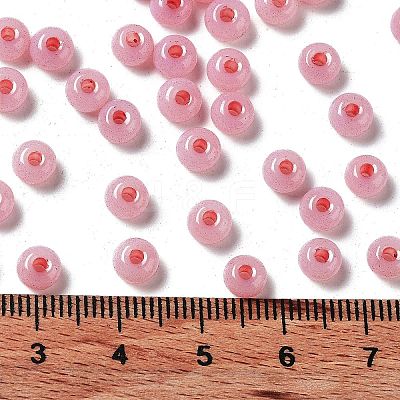 Imitation Jade 3/0 Glass Seed Beads SEED-Z001-A-A12-1