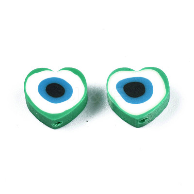 Handmade Polymer Clay Beads CLAY-T019-08A-1