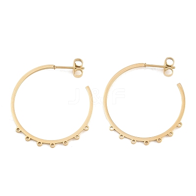 304 Stainless Steel Stud Earring Findings STAS-C182-01D-G-1