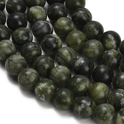 Natural Chinese Jade Beads Strands G-P626-10mm-01A-1