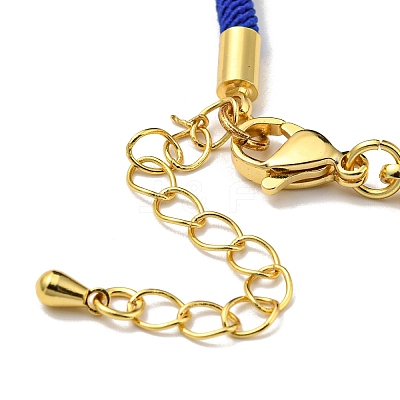 Nylon Cords Bracelet Makings Fit for Connector Charms AJEW-P116-02G-02-1