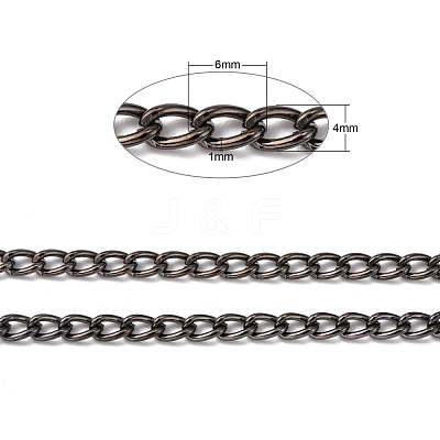 Iron Twisted Chains Curb Chains CHS007Y-B-1