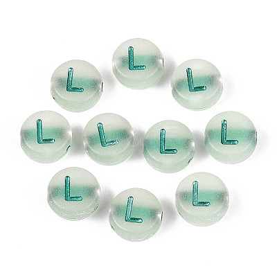 Luminous Frosted Acrylic Beads FACR-T008-02L-1