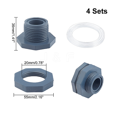 PVC Refrigerator Connection Fittings TOOL-WH0130-46-1