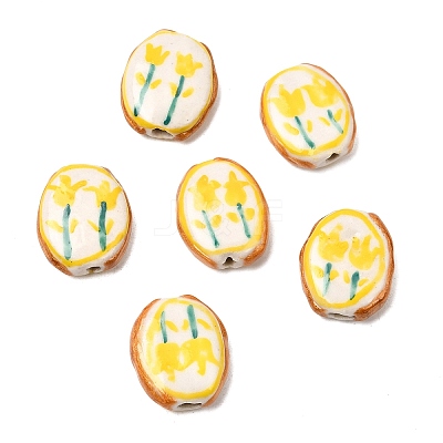 Handmade Porcelain Beads PORC-Z010-01A-1