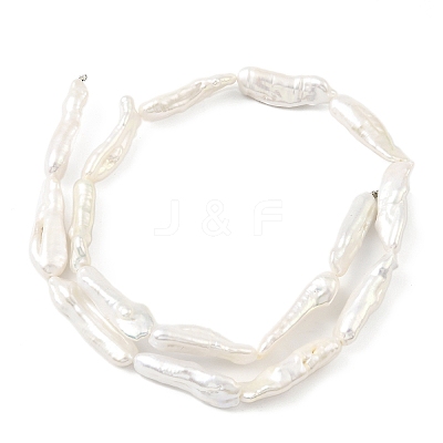 Natural Baroque Keshi Pearl Beads Strands PEAR-B004-04B-01A-1