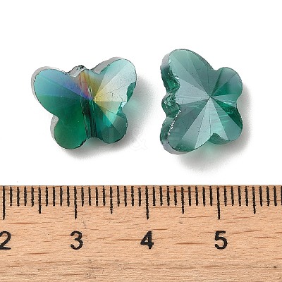 Electroplate Glass Beads X-EGLA-Q091-14mm-B06-1