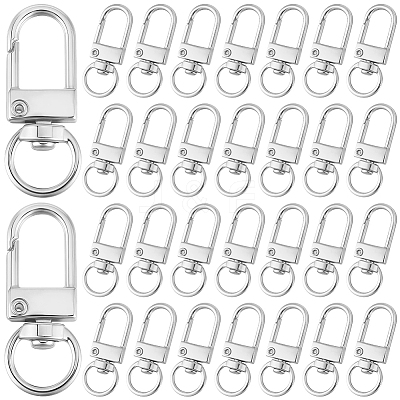 36Pcs Alloy Swivel Clasps PURS-CN0001-12KCG-1