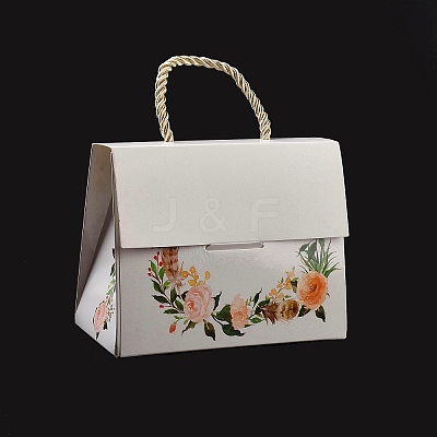 Rectangle Paper Gift Boxes with Handle Rope CON-B010-03B-1
