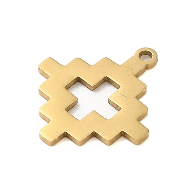 304 Stainless Steel Pendants STAS-S123-03G-09-1