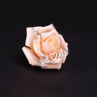 Stainless Steel Pendant Necklaces JN071A-X-1