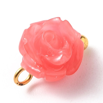 Synthetic Coral Charms X-PALLOY-JF00558-03-1