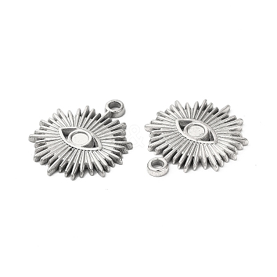 Non-Tarnish 304 Stainless Steel Pendant Cabochon Settings LS-STAS-L268-012P-1