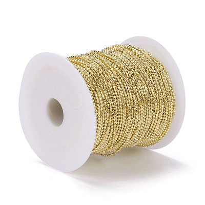 Spray Painted Brass Faceted Ball Chains CHC-K011-35C-1