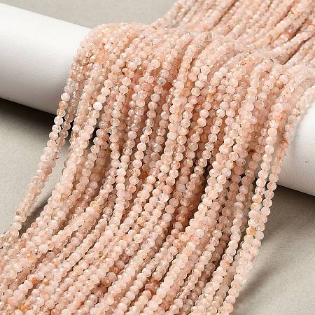 Heated Natural Citrine Beads Strands G-RM2025-05A-2mm-1