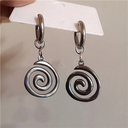 304 Stainless Steel Dangle Earrings FS-WG509BB-01-1
