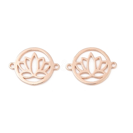 925 Sterling Silver Hollow Connector Charms STER-A046-01RG-1