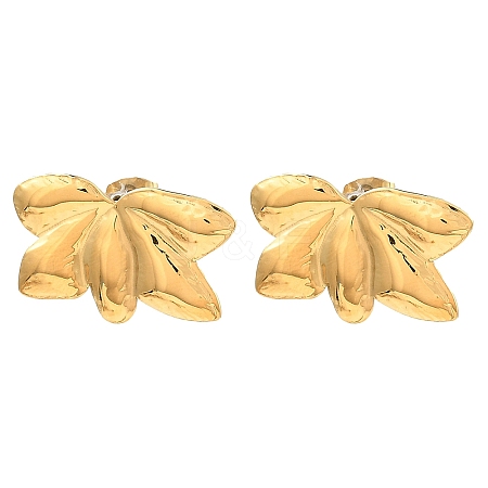 304 Stainless Steel Stud Earrings for Women EJEW-E291-04G-1