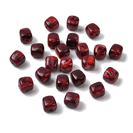 Opaque Acrylic Beads OACR-D320-01D-1